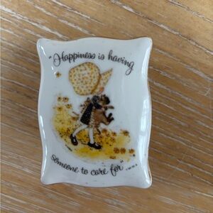 Holly Hobbie Porcelain trinket box- White